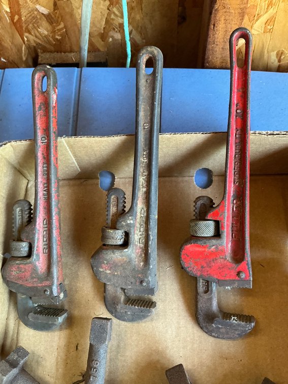 Image for Pipe Wrench Lot
