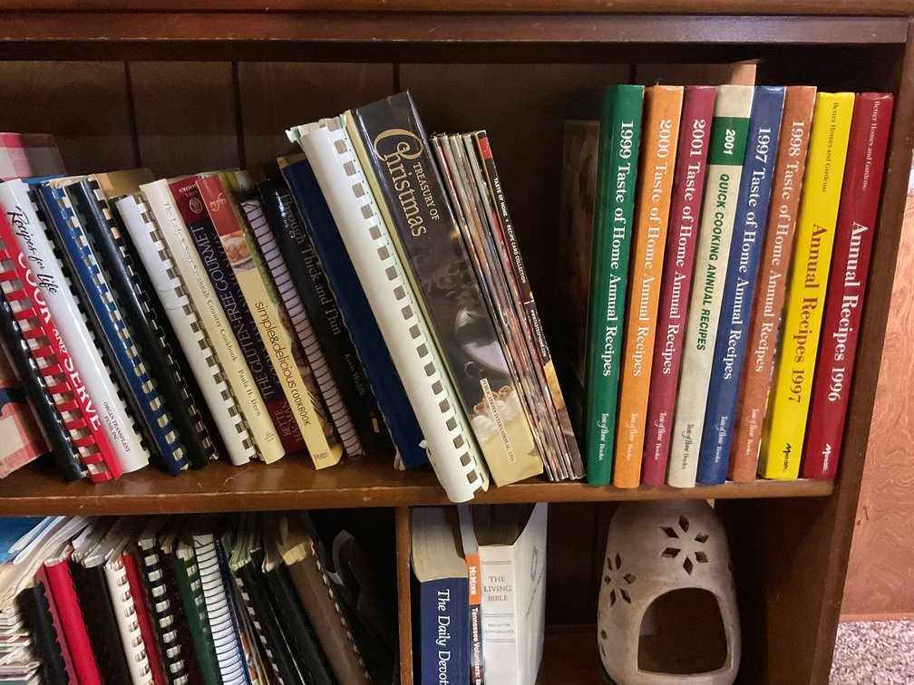 Image for Books in Wooden Book Shelf