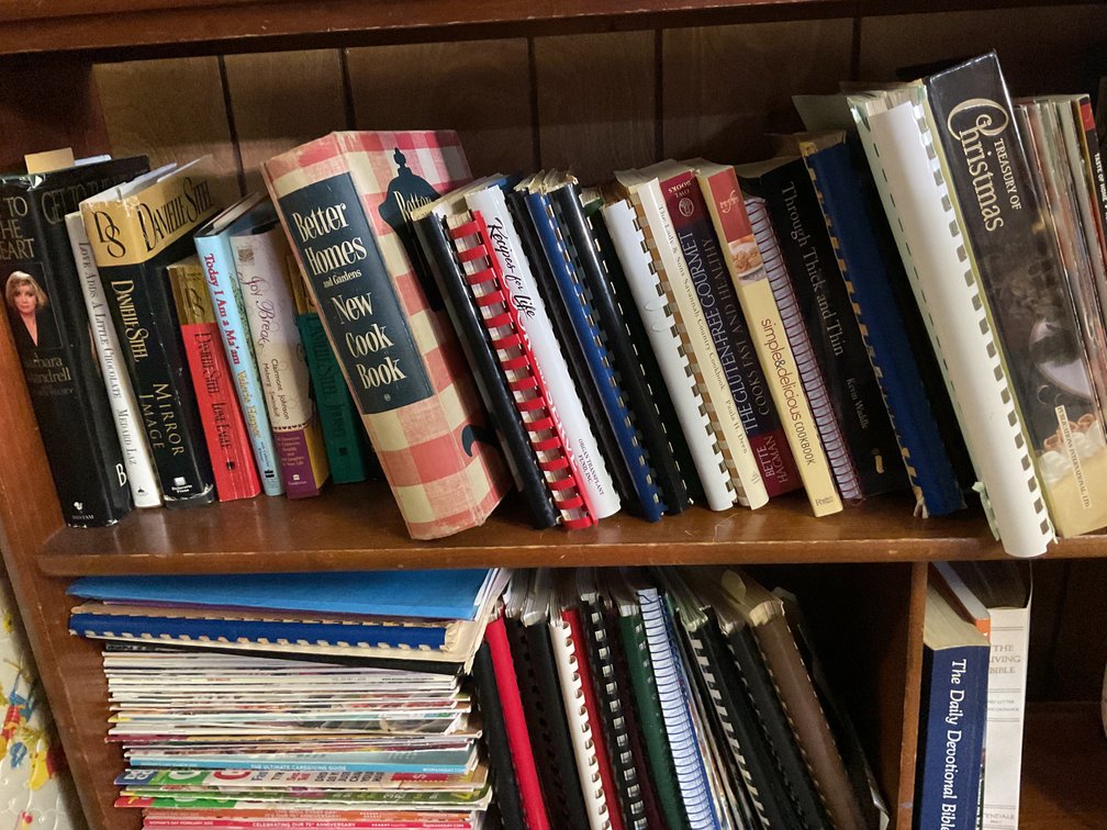 Image for Books in Wooden Book Shelf
