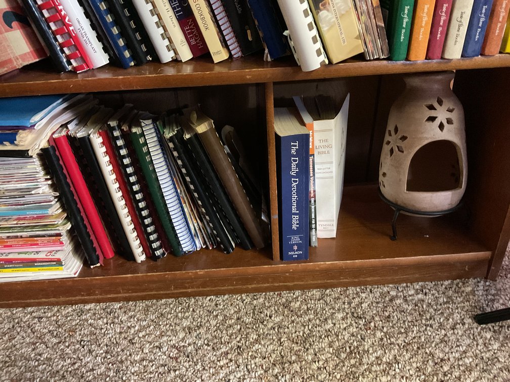 Image for Books in Wooden Book Shelf