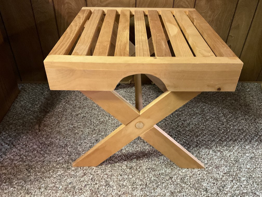 Image for Sturdy Pine Side Table