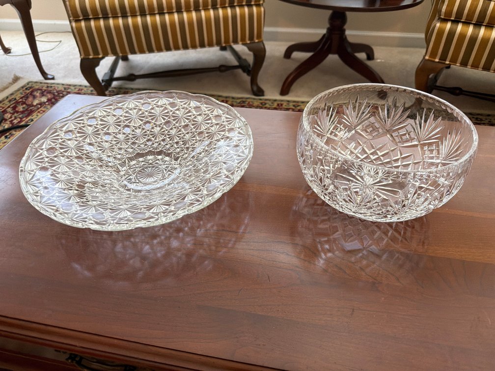 Image for Vintage crystal bowls  ( 2 )