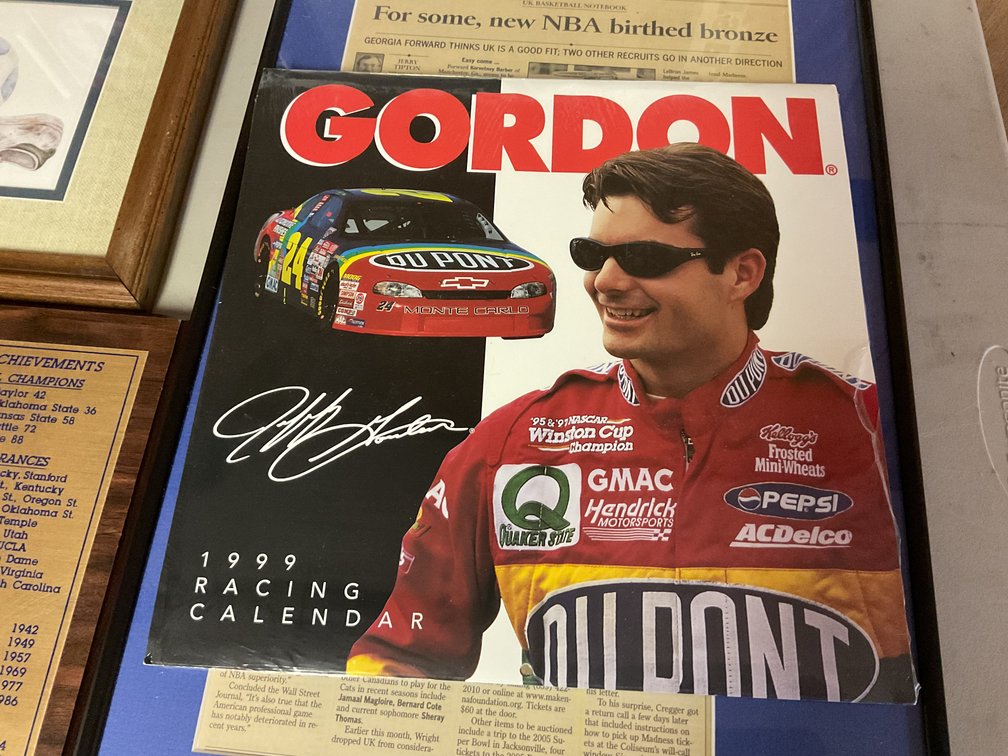 Image for Sports Memorabilia + Jeff Gordon Racing