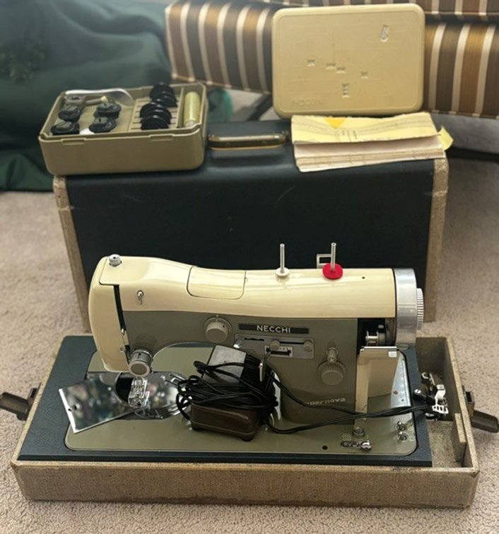 Image for Vintage Necchi Supernova Sewing Machine  ( circa 1955 )