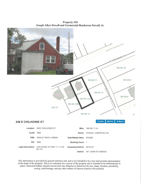 Image for JS10 - 246 East Chilhowie Street, Marion 24354