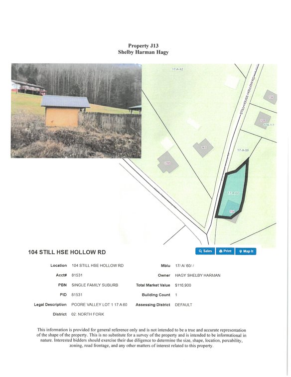 Image for JS13 - 104 Stillhouse Hollow Road, Saltville 24370