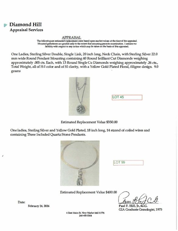 Image for Sterling Silver & Yellow Gold Neckless
