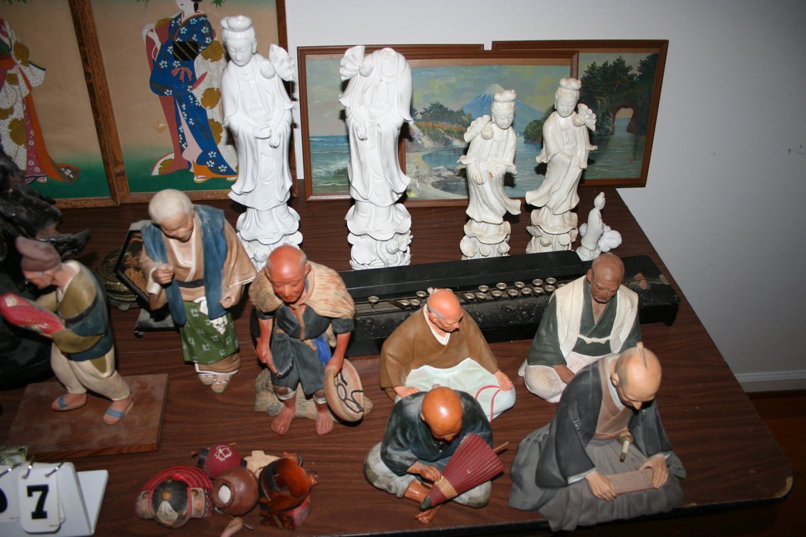 Image for Japanese Porcelain Dolls - Silk Paintings - Art