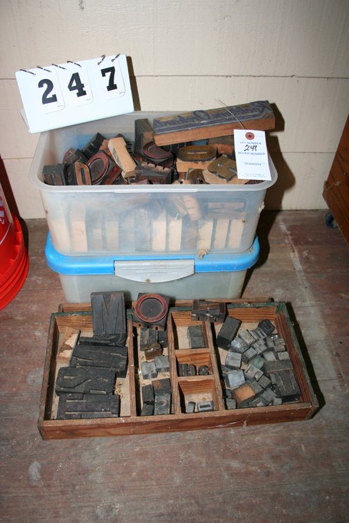 Image for Antique Letter Type Press