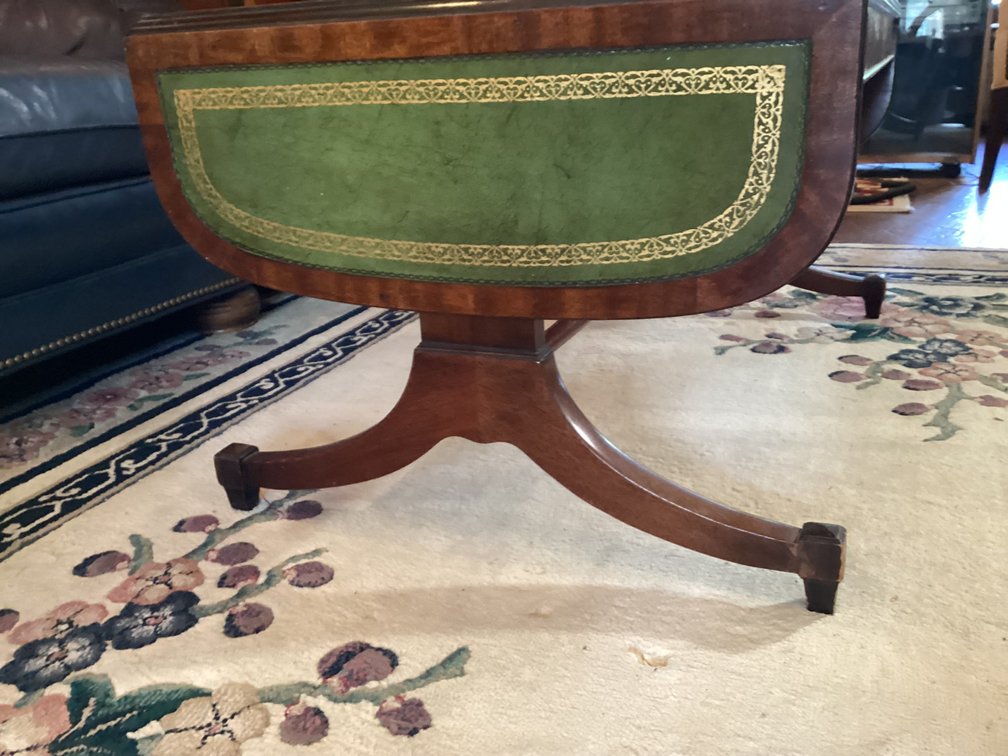 Image for Coffee Table with Leather Inserts