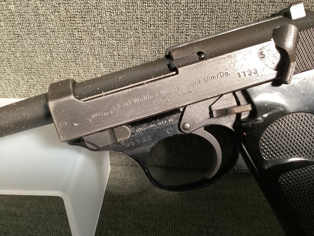 Image for Walther Model P1 9mm Semi Auto Pistol