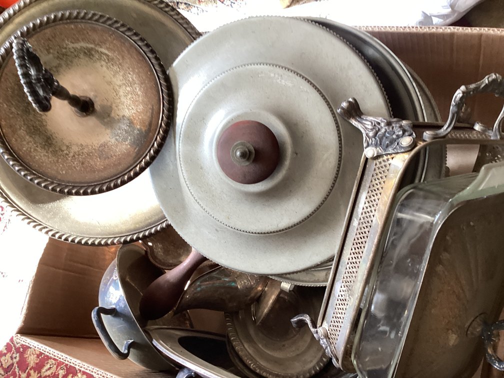 Image for Large Lot of Silver Plated Items