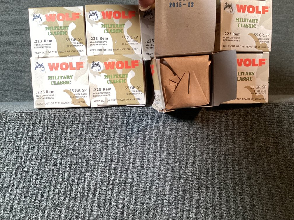 Image for .223 Rem Ammo by Wolf - 180 total