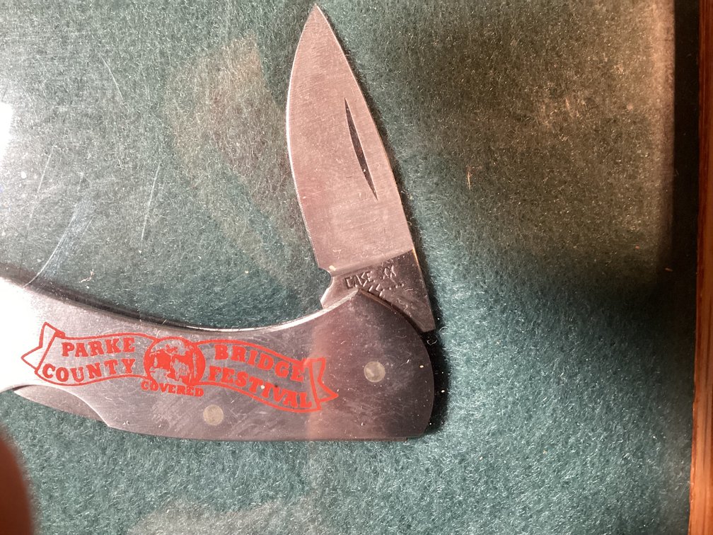Image for Case XX Three Advertising Knives in case