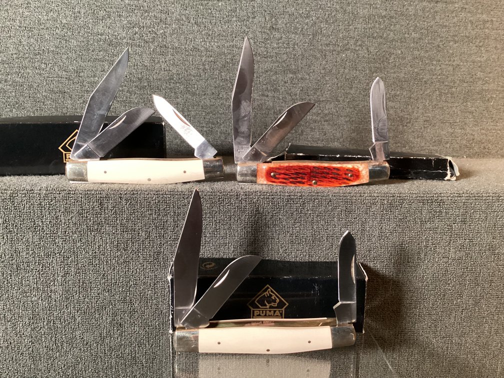 Image for 3 Puma German Stainless Knives