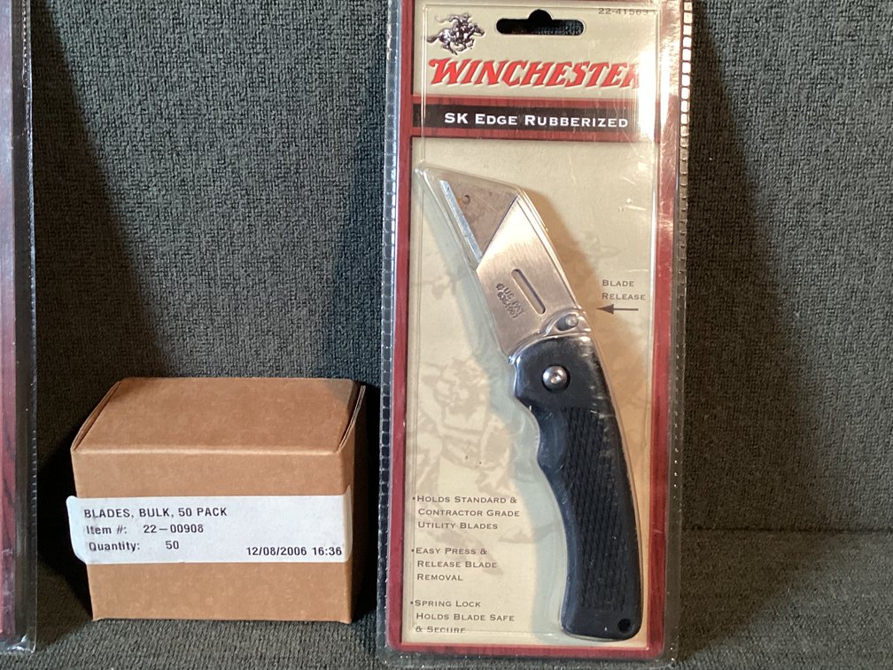 Image for Winchester “Stockman” and Box Cutter w/ 50 Blades
