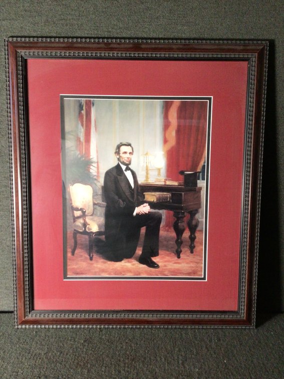 Image for Lincoln Speaks to America - Print