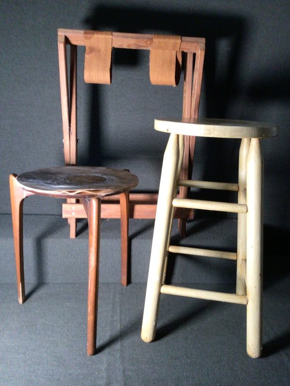 Image for Stool, Small Table and Luggage Rack