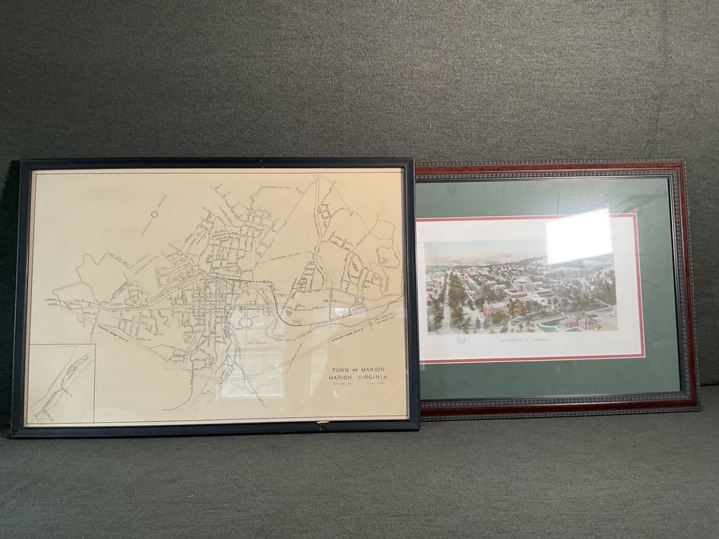 Image for UVA Print and Town of Marion 1959