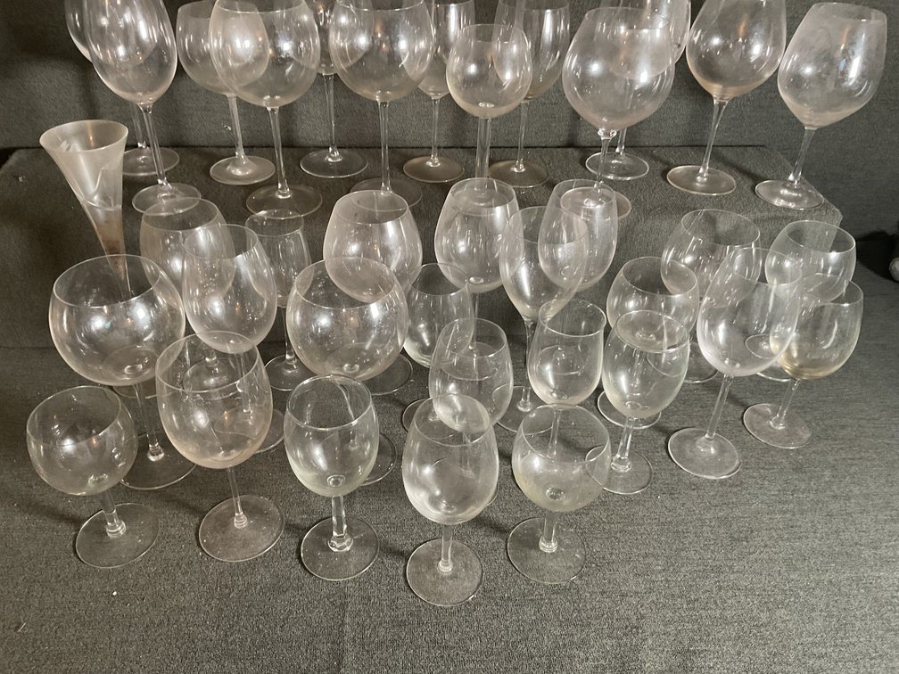 Image for Large Collection of Wine Glasses