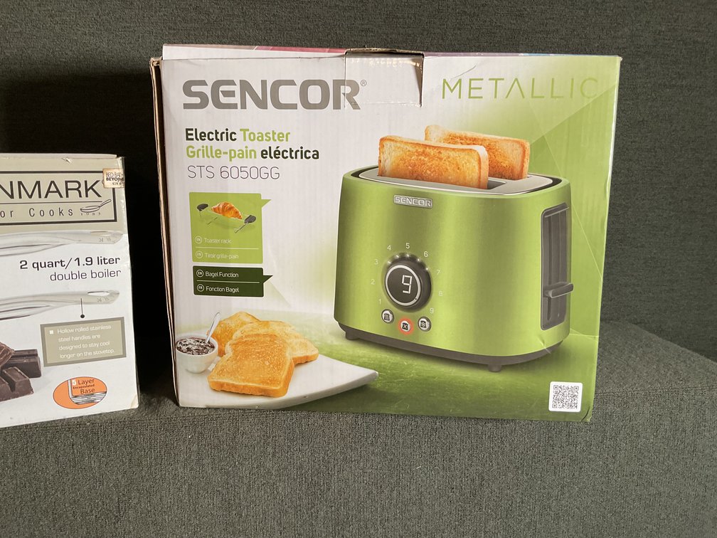 Image for Toaster and  Double Boiler NIB