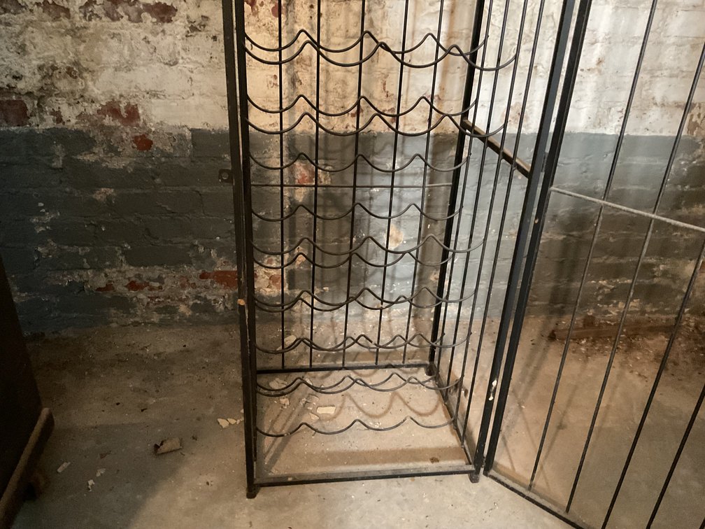 Image for Metal Wine Rack - with Door