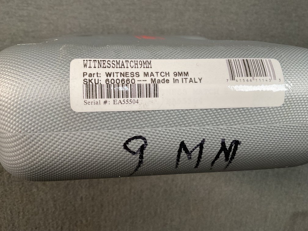 Image for Tanfoglio Witness Match 9mm - NIB