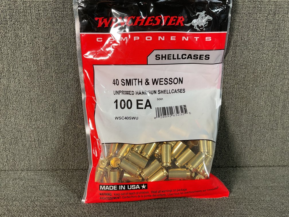 Image for 40 S&W New Brass for Reloading