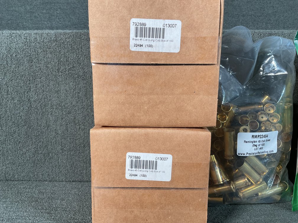 Image for 45 Colt/Long Colt New Brass for Reloading