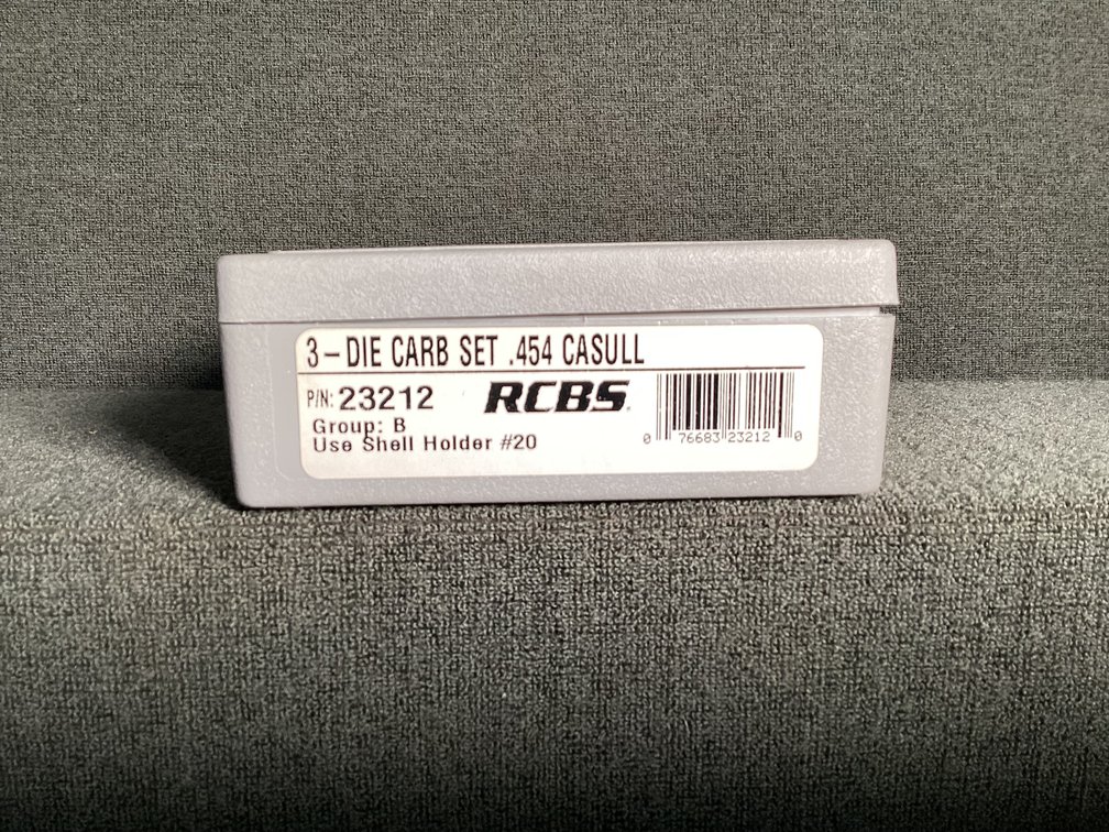 Image for .454 Casull RCBS 3-Die Set