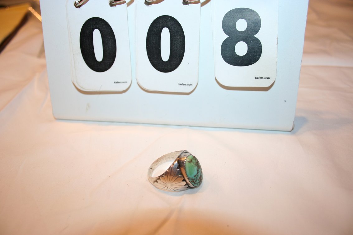Image for Vintage Sterling Mens Ring