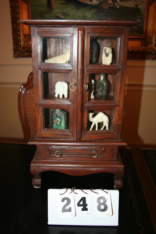 Image for Antique Cabinet & Contents