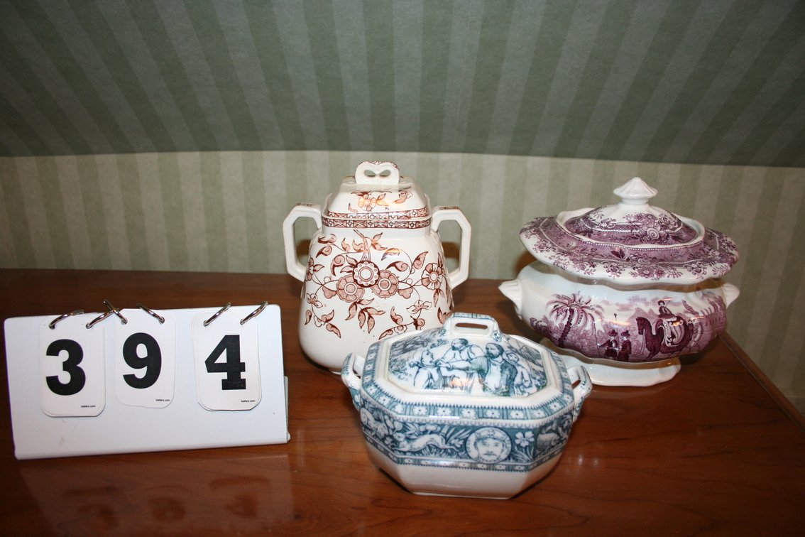 Image for 3 Porcelain Sugars