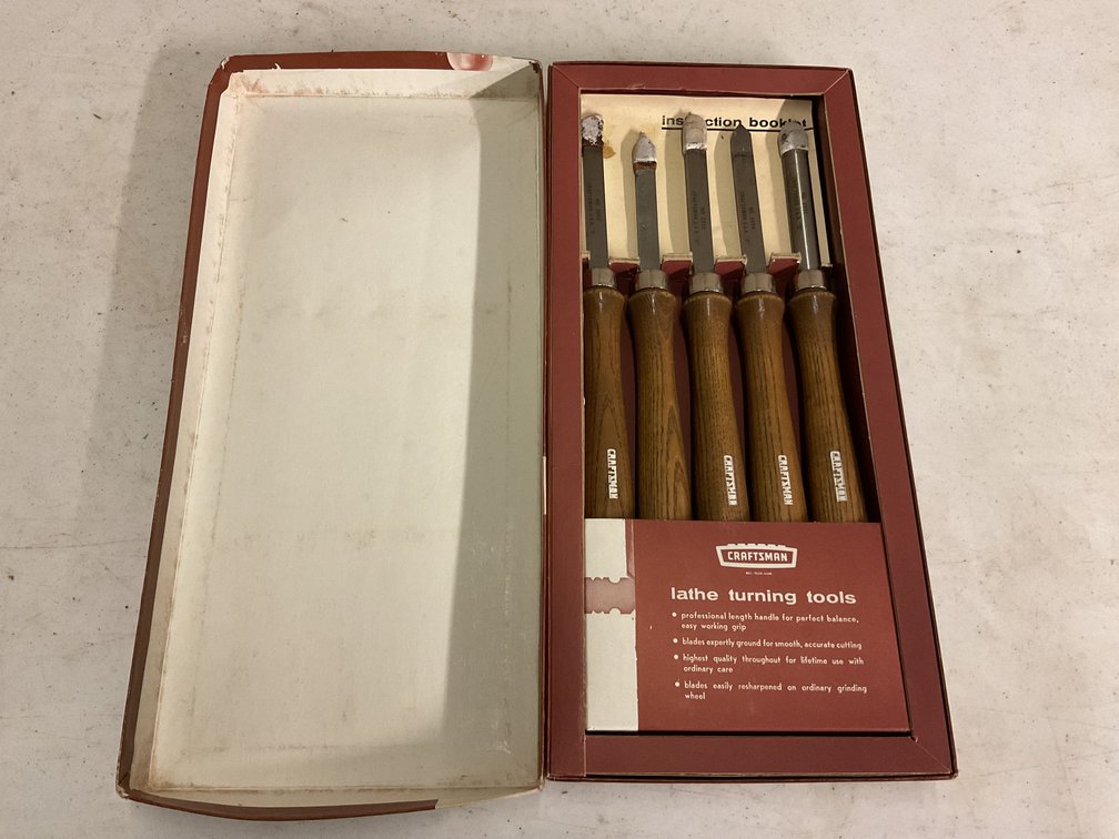 Image for Craftsman Wood Lathe Turning Tools