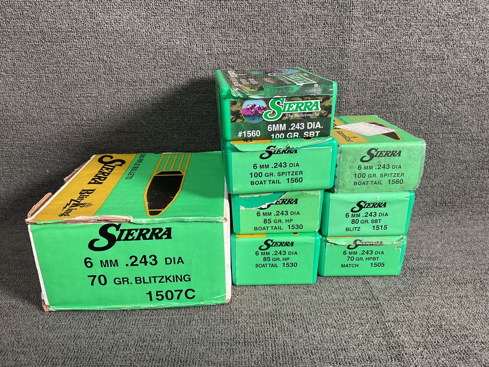 Image for 6mm/243 Bullets for Reloading