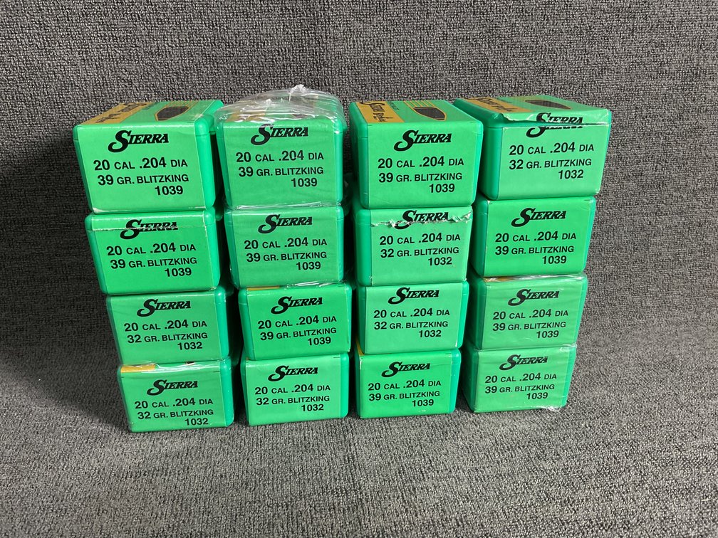 Image for 204 Cal Bullets for Reloading