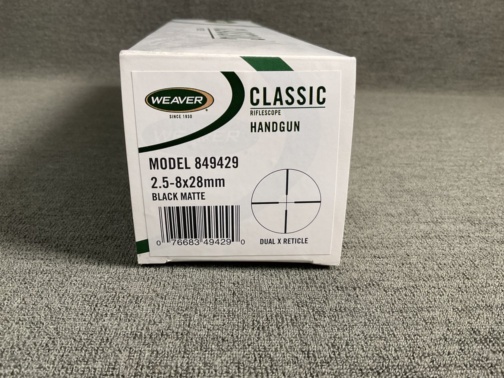 Image for Weaver Pistol Scope NIB
