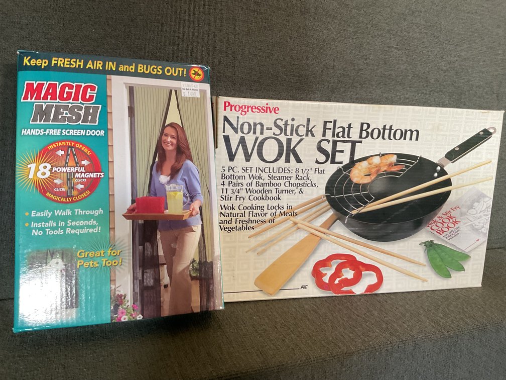 Image for Wok Set and Magic Mesh Door Screen
