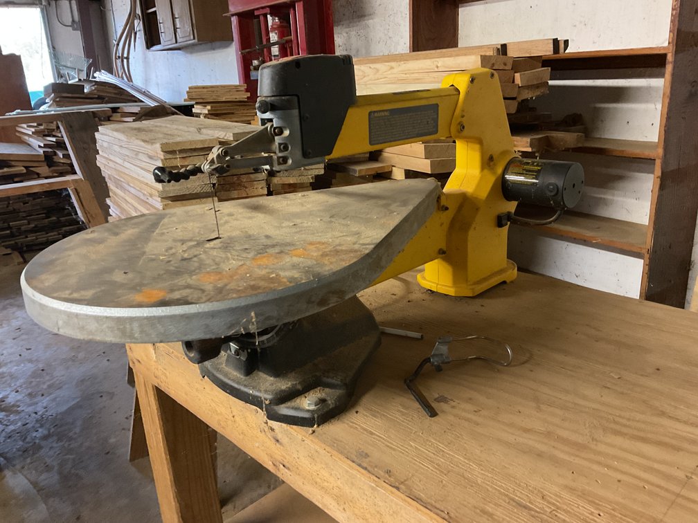 Image for Scroll Saw with 6’ Table