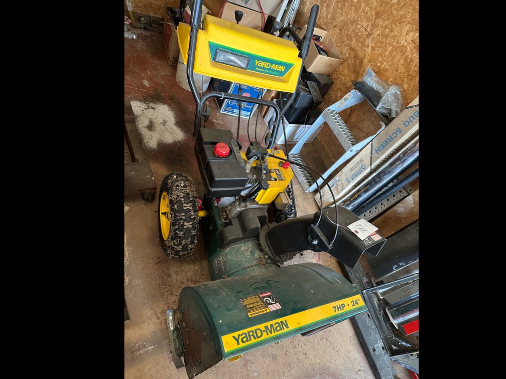 Image for Yard man 7 hp 24 inch snowblower
