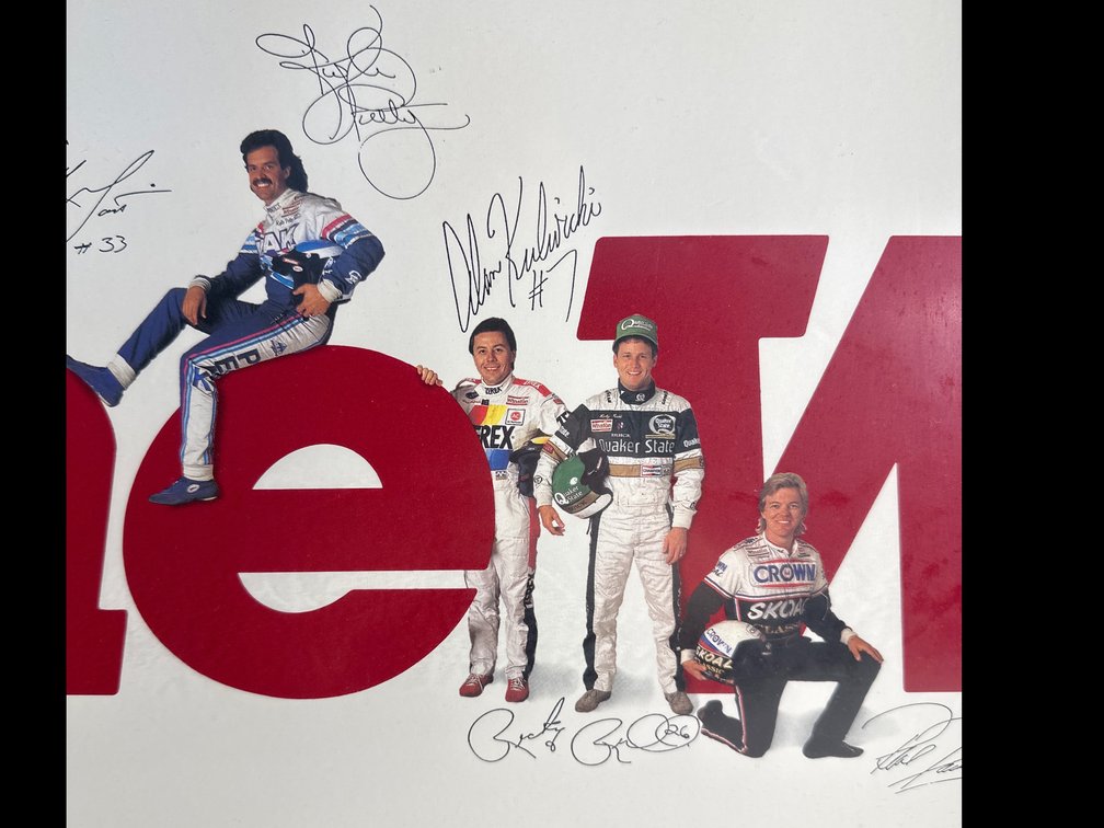 Image for FRAMED NASCAR POSTER