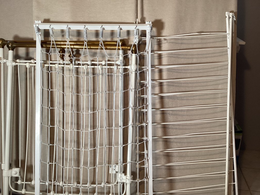 Image for Brass and Iron Baby Bed
