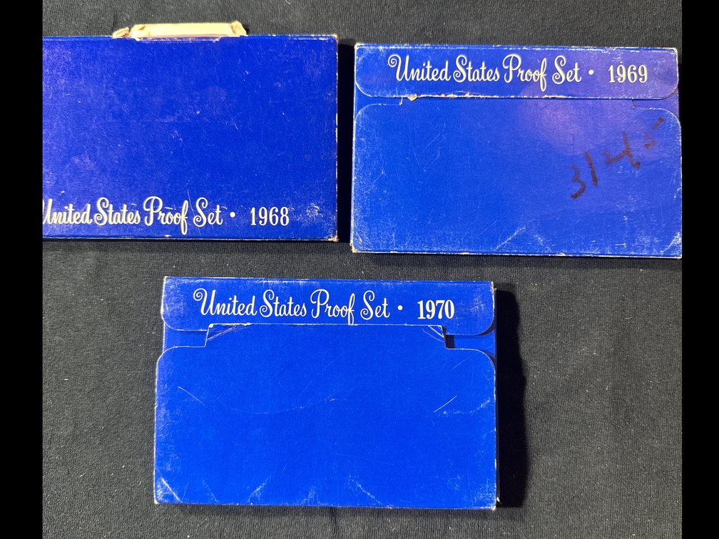 Image for 1968, 1969 & 1970 PROOF SETS