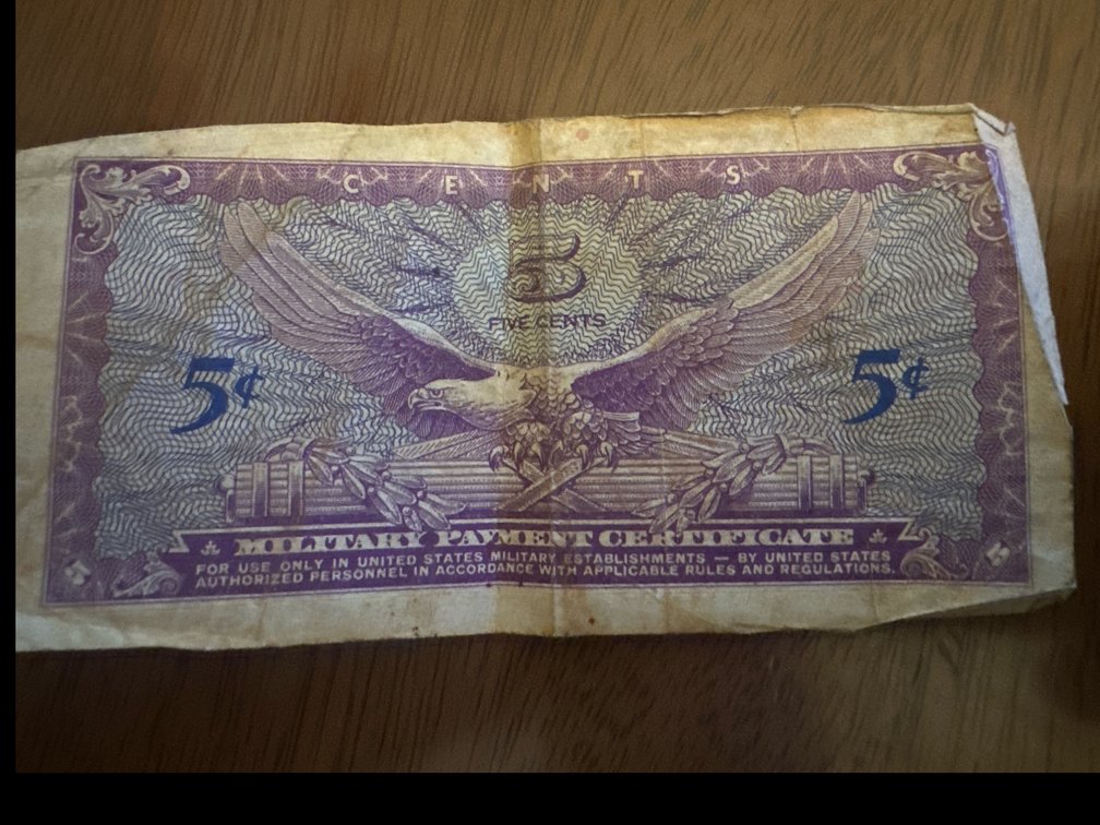Image for MILITARY PAYMENT CERTIFICATE
