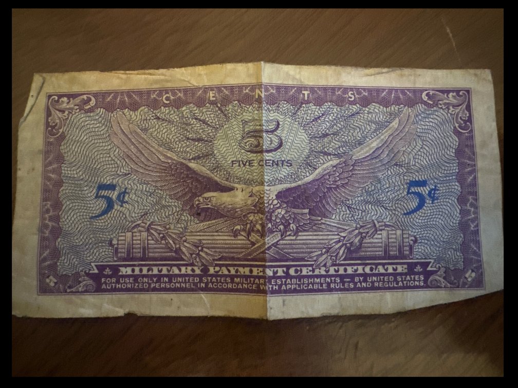 Image for MILITARY PAYMENT CERTIFICATE