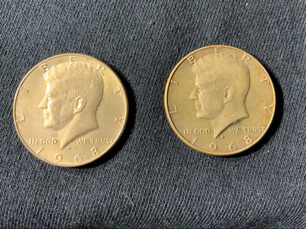 Image for 1968 D  USA KENNEDY HALF DOLLAR