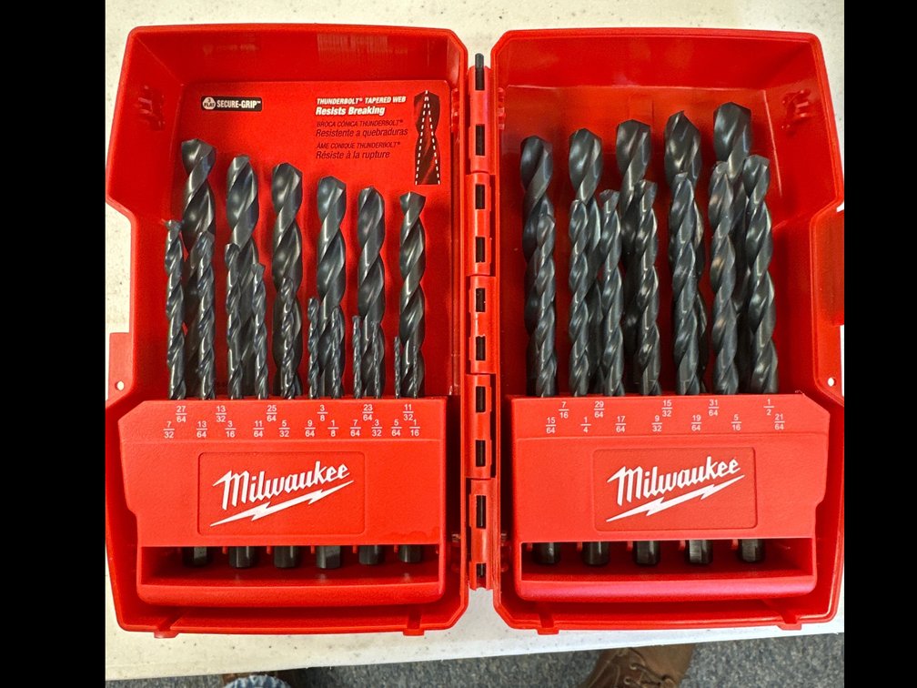 Image for Complete set of drillbits