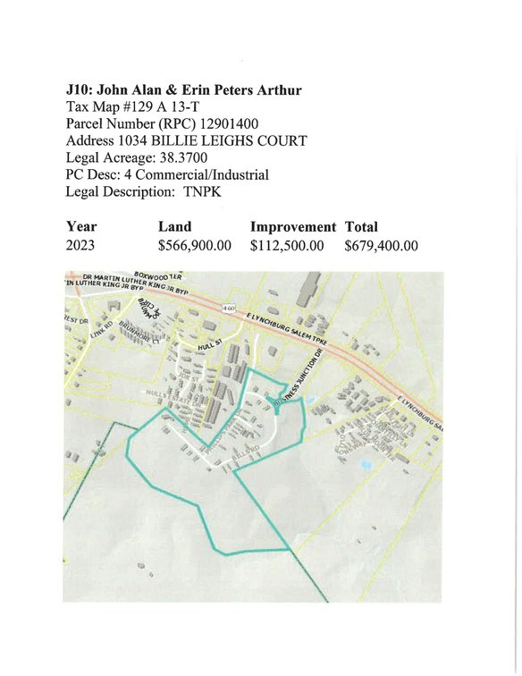 Image for REMOVED JS10 - Trailer Park, 1034 Billie Leighs Court, Bedford, 38.37 acres +/-