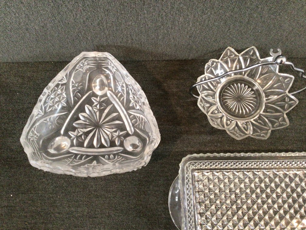 Image for Vintage Pressed Glass Assortment