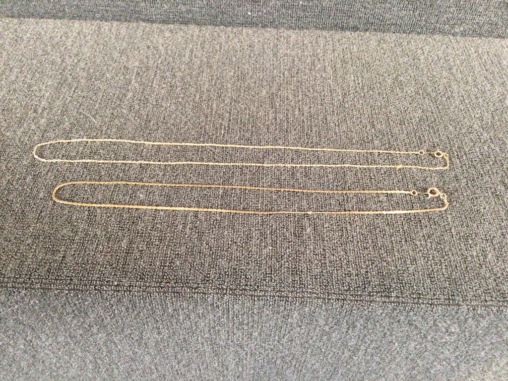 Image for Two 14K Gold Necklaces